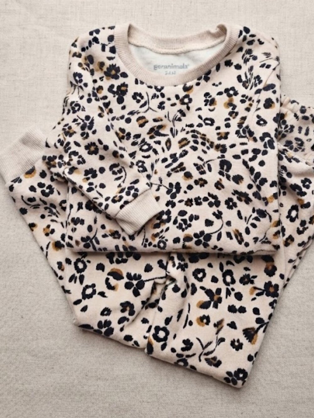 Garanimals Toddler Girl Floral Leopard Sweatshirt & Joggers Set 24M